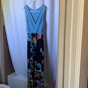 Great comfortable maxi dress. Top is parr spandex